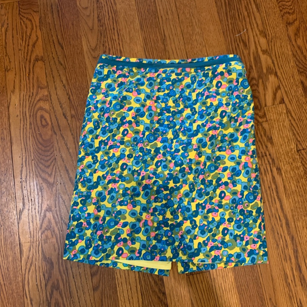 Fun and colorful Biden skirt. Great for work in a size 10 petite